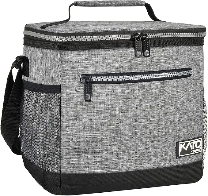 Tirrinia Insulated Lunch Box for Men/Women, Leakproof Lunch Bag for School Work, Enlarge Lunch Tote Kids Boys Girls Back to School, Soft Reusable Cooler Office Picnic Work Beach Camping with Shoulder