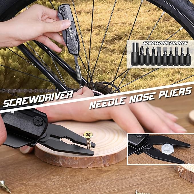 Gifts for Dad from Daughter Son,Multitool Pocket Knife "BEST DAD EVER",Christmas Birthday Fathers Day Dad Gifts,Unique Camping Hunting Cycling Gift Ideas for Dad