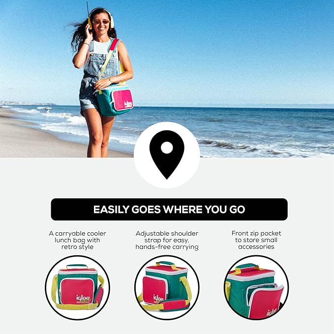 Igloo Retro Square Lunch Bag Cooler