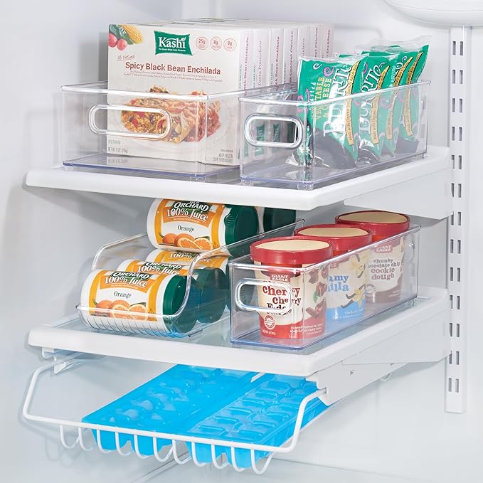 iDesign Soda Can Dispenser for Refrigerator or Pantry - Clear - Made in USA