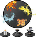 38" Round Fire Pit Mat for Solo Stove Bonfire/Under Grill Mat for Outdoor Grill Fireproof Waterproof Oil-Proof, 4 Layers Fireproof Mat Fireplace Mats BBQ Solo Stove Mats for Deck Patio Grass Smoker