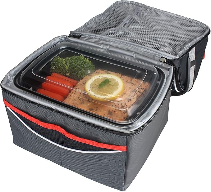 Freshware Meal Prep Containers ,1 Compartment with Lids, Food Containers, Lunch Box | BPA Free | Stackable | Bento Box, Microwave/Dishwasher/Freezer Safe, Portion Control ,28 oz (Pack of 15)