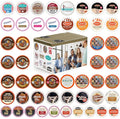 Perfect Samplers Flavored Coffee Variety Pack, Flavored Coffee Pods, Including Vanilla, Chocolate Coffee & More, Flavored Coffee Pods Variety Pack for Keurig K Cups Machines, 50 Count
