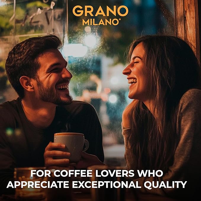 Grano Milano - Aluminum Coffee Pods Compatible with Nespresso®* Original Line Machines (Decaffeinato., 100 Pods)
