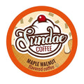 Sundae Ice Cream Flavored Coffee Pods, Compatible with 2.0 Keurig K-Cup Brewer, (Maple Walnut) 48 Count