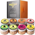 Smoking Wood Chips for Cocktail Smoker Whiskey Smoker 8 Flavors Natural Wood Chips Husband Father's Gift Smoke Gun Cocktails Drinks Food (8 Pack)