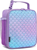 FlowFly Kids Lunch box Insulated Soft Bag Mini Cooler Back to School Thermal Meal Tote Kit for Girls, Boys, Scale
