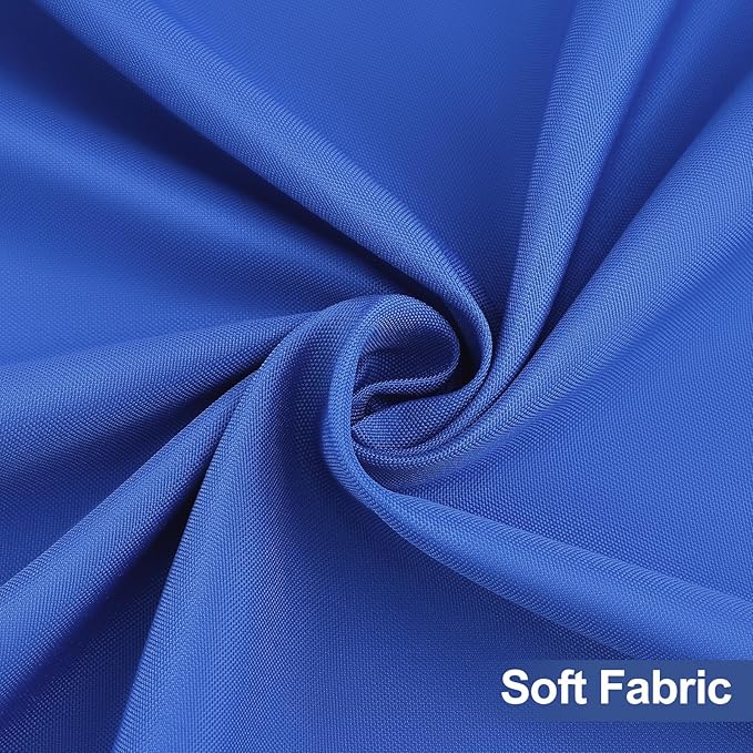homing Rectangle Table Cloth Cover, Waterproof Polyester Elastic Fitted Tablecloth, Fits for 6 Foot Folding Tables, Washable Table Protector for Picnic, Camping, Outdoor (Blue, 30" x 72")
