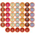 Donut Stop Flavored Coffee Pods, Compatible with 2.0 K-Cup Brewers, Donut Flavor Coffees, Assorted Variety Pack, 40 Count