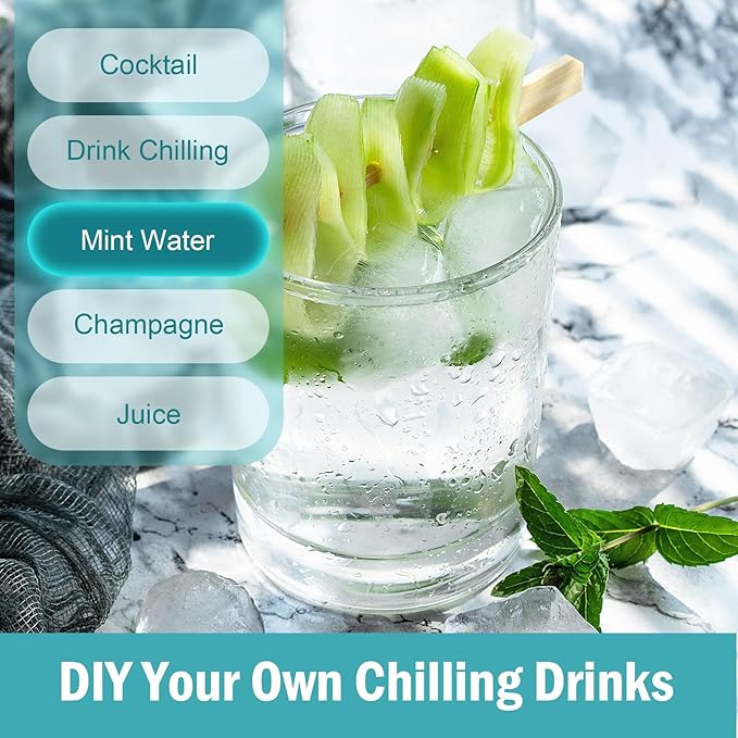 Ice Cube Trays for Freezer Ice tray - Easy to Release Silicone Ice Trays with Spill-Resistant Lids, Reusable Ice Cubes,Stackable and BPA-Free, Perfect for Cocktails, Drinks, and Iced Coffee