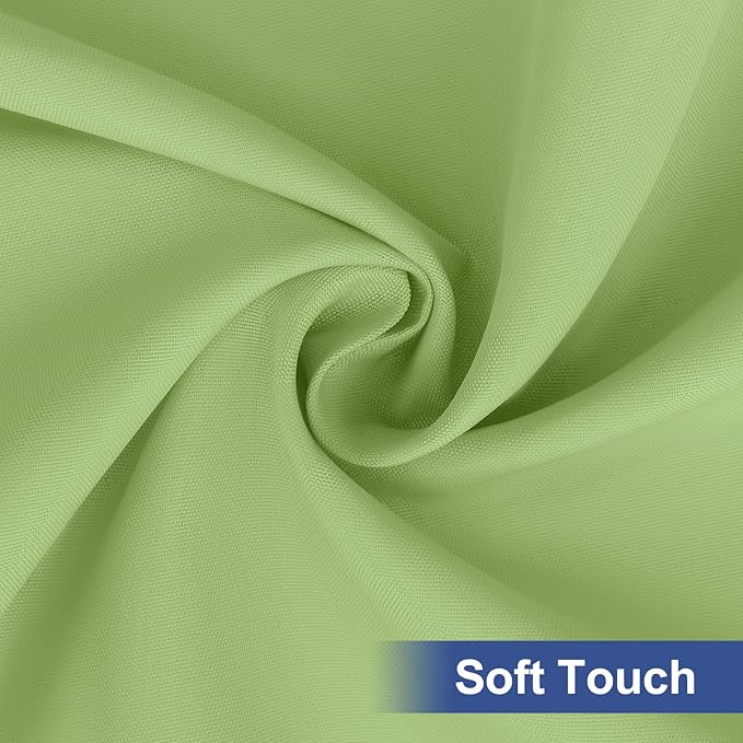 homing Rectangle Table Cloth Cover, Waterproof Polyester Elastic Fitted Tablecloth, Fits for 4 Foot Folding Tables, Washable Table Protector for Picnic, Camping, Outdoor (Sage Green, 24" x 48")