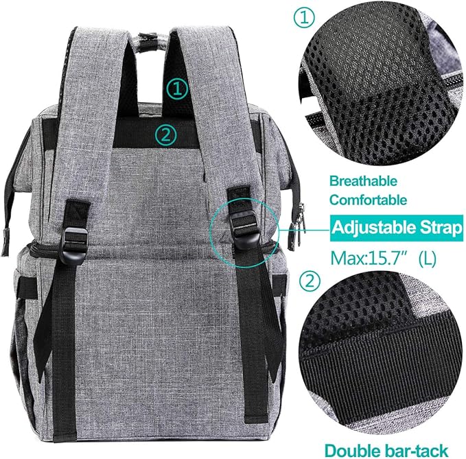 AmHoo Insulated Lunch Box Cooler Backpack Waterproof Leak-Proof Lunch Bag Tote for Men Women Hiking Beach Picnic Trip with Strongest YKK Zipper Purple