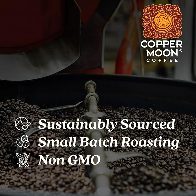 Copper Moon Dark Roast Whole Bean Coffee, Espresso Blend, 5 Lb