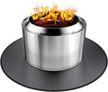 48" Fireproof Fire Pit Mat for Solo Stove Yukon, Round Grill Mats for Outdoor Grill Deck Protector, Waterproof Pad for Camping Accessories, BBQ Mat for Patio