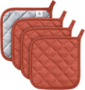 Joyhalo 4 Pack Pot Holders for Kitchen,Cotton Oven Holder with Great Heat Resistance,Non Slip Hot Pads for Kitchen Clearance,Spice