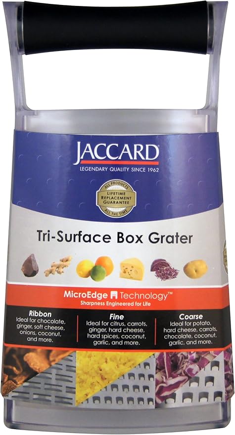 Jaccard Microedge Tri-Surface Two Sided Box Grater