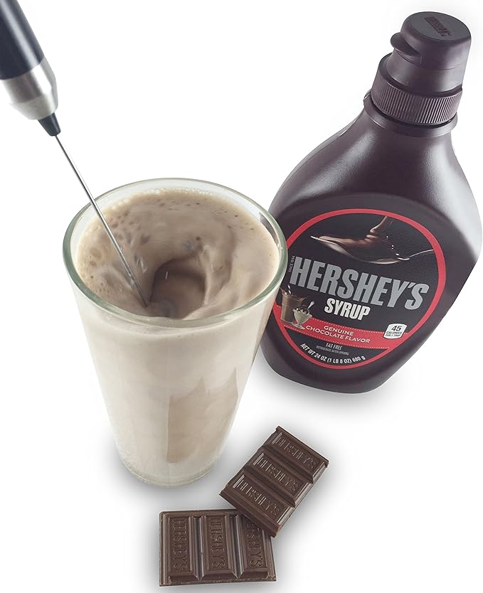 Nestpark Portable Drink Mixer Small Handheld Electric Stick Blender - Cordless and Battery Operated Bulletproof Keto Coffee Blender