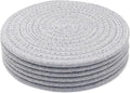 8 Inch Trivets for Hot Dishes, Hot Pots and Pans, Thick Heat Resistant Large Coaster for Kitchen, Hot Pads, Kitchen Essentials, Kitchen Decor for Table & Countertop, 6 Pcs