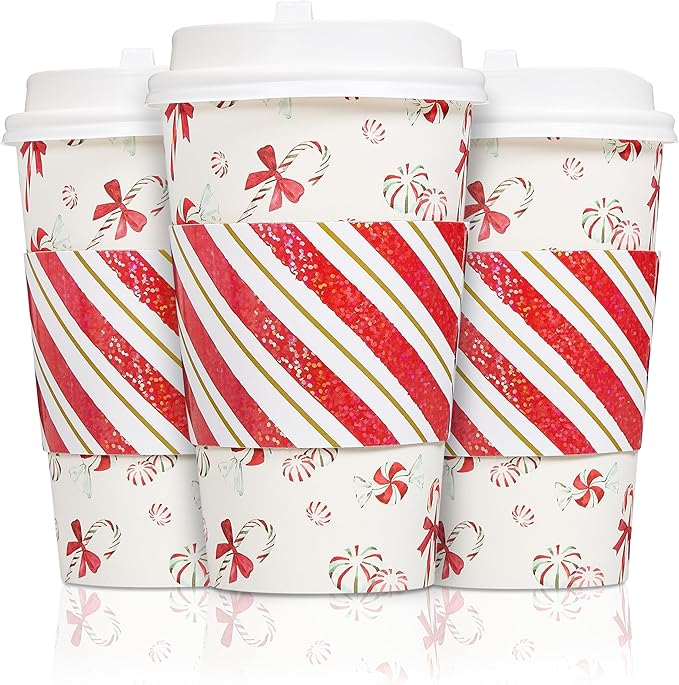 Papyrus Disposable Tabletop Dinnerware Set - Elegant and Sturdy Disposable Cups for Any Occasion, Holiday, Cups
