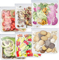 FORID Reusable Gallon Freezer Bags, 6 Pack Extra Thick Gallon Reusable Bags, Leakproof Food Storage Bags for Marinate Food, Fruit Cereal Sandwich Snack Meal Prep Travel Items Home Organization Storage
