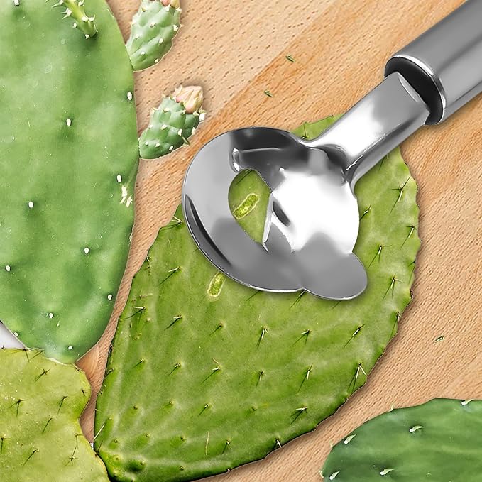 5 PCS Cactus Peeler Tool, Multifunctional Cactus Peeling Knife Tool, 7.48x1.81in Ergonomic Design, Easy to Clean, Suitable for Cooking Cactus Noodles in the Kitchen