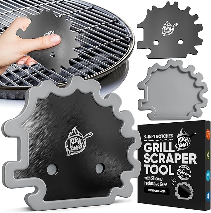 Bristle-Free Grill Scraper Gadget for Dads Who Like Grilling and Have Everything