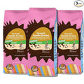 Crazy Cups Decaf Flavored Ground Coffee, French Vanilla Crème, Brew Hot or Iced Coffee, 10 Oz Bags, 3 Pack