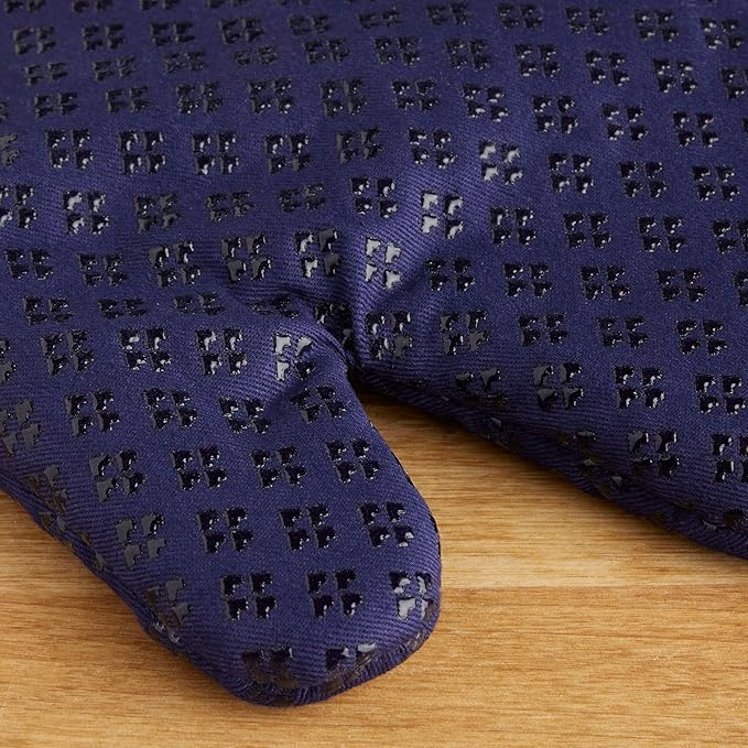 KitchenAid Asteroid Oven Mitt Set, 7"x12.5", Cobalt Blue, 2 Piece
