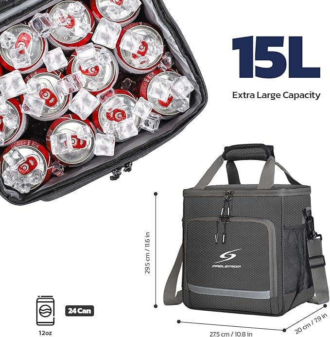 Maelstrom Lunch Box for Men,Insulated Lunch Bag Women/Men,Leakproof Lunch Cooler Bag, Lunch Tote Bag
