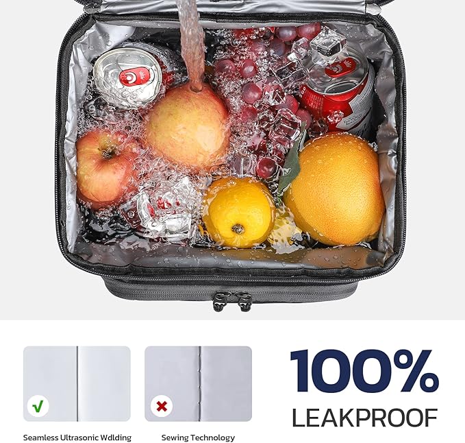 Maelstrom Lunch Box for Men,Insulated Lunch Bag Women/Men,Leakproof Lunch Cooler Bag, Lunch Tote Bag