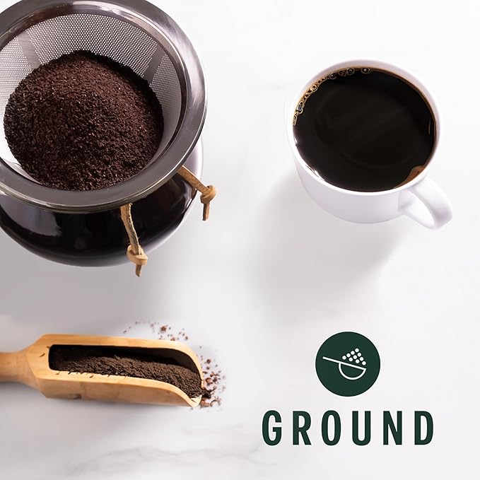 Starbucks Medium & Dark Roast Decaf Ground Coffee, Variety Pack, 3 bags (12 oz each)