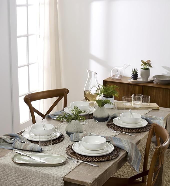 Oneida 895998 Mooncrest Satin 20 Piece Everyday Flatware Set
