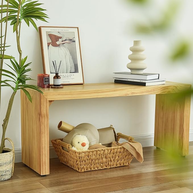 GRANNY SAYS 2-Pack Wicker Storage Baskets, Wicker Baskets for Organizing, Large Basket with Handles, Waterproof Woven Basket, Storage Baskets for Shelves