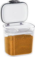ProKeeper Mini Spice & Herb Storage Container – 1.5 Cups, Airtight, Clear Plastic for Baking Soda, Powder, and Snacks