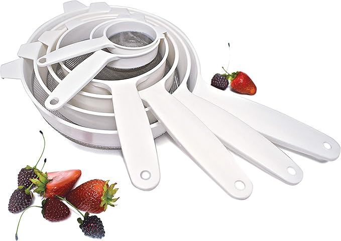 Norpro 2132 Strainer, 2.5", White