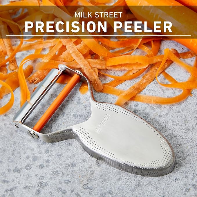 Milk Street Precision Peeler, Stainless Steel Vegetable Peelers with Replaceable Blades, Durable and Dishwasher Safe Potato Peeler for Tough Veggie Peeling