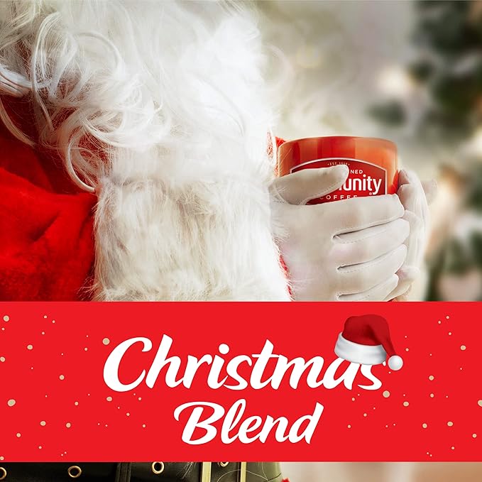 Community Coffee Christmas Blend, 10 Count Coffee Pods, Medium Roast, Compatible with Keurig 2.0 K-Cup Brewers, 10 Count (Pack of 1)