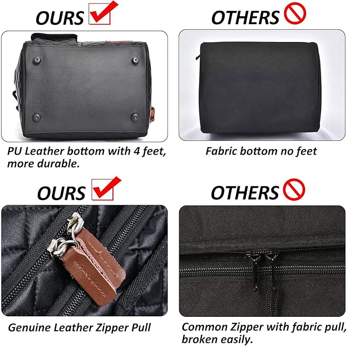 LOKASS Lunch Box for Women-Double Deck Insulated Adults Lunch Bag with Removable Shoulder Strap- Cute Wide Open Lunch Tote for Work/Office/Picnic/Beach/Travel (Square)