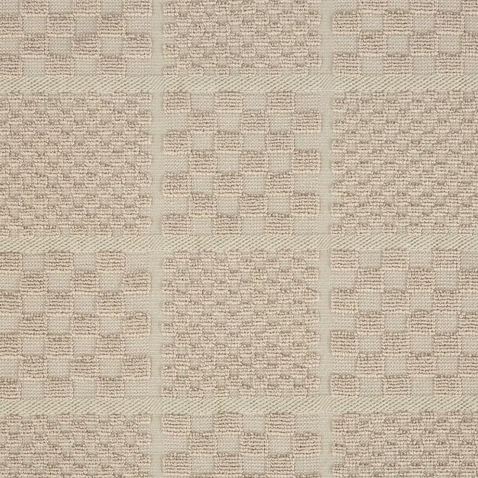 KITCHENAID Quilted Cotton Terry Cloth Oven Mitt, Pot Holder, Kitchen Towel 4-Pack Set, Heat Resistant, Silicone Grip, 16"x26", 7"x13" & 7"x10", Milkshake