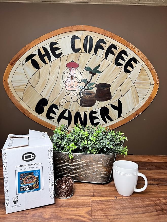 Decaf Beanery Blend Single Serve Coffee Pods | 48ct | SWP Decaf Coffee | 100% Specialty Arabica Coffee