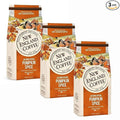 New England Coffee Pumpkin Spice Medium Roast Ground Coffee, 11oz Bag (Pack of 3)