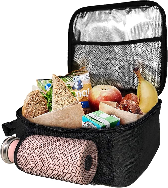 Hap Tim lunchbox for Adult, Insulated Lunch Bag for Women, Reusable Lunch Box, Spacious Lunchbag, Pink (18654-PK)