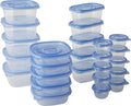 Glad GladWare Food Storage Containers, Lunch Variety Pack - BPA Free Containers and Lids in a Variety of Sizes to Hold and Store Food - With Glad Lock Tight Seal, 25 Count
