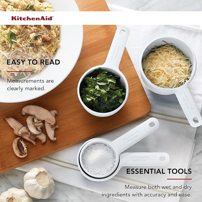 KitchenAid Measuring Cups, Set Of 4, White