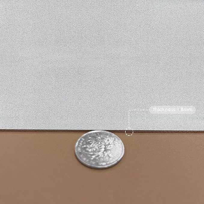 Leather Table Cover,1.8mm Thick,36x60 Inch Table Protector,Table Protector for Dining Room Table,Dining Table Cover,Table Cover Protector,Coffee Table Protector(Khaki+Silvery,36x60)