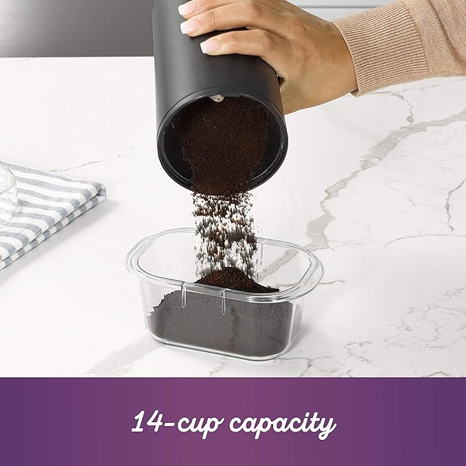 Mr. Coffee Simple Grind 14 Cup Coffee Grinder Black