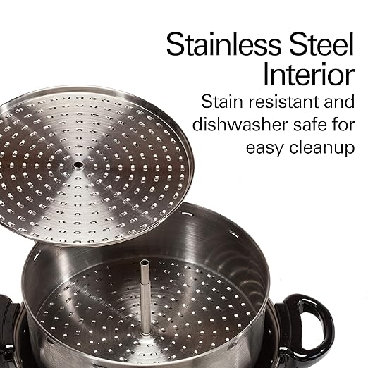 Hamilton Beach Commercial Coffee Urn & Hot Beverage Dispenser, 60 Cup Capacity, Polished Stainless Steel (D50065)