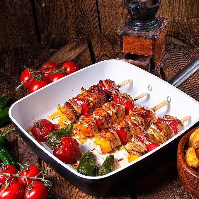 4.7 Inch Bamboo Skewers 100PCS Food Appetizer Toothpicks Wide Flat Paddle Bamboo Wood Picks for Cocktail, Marshmallow, Fruit, Grilling, Drink, BBQ, Barbecue, Yakitori Chicken, Fondue, Roasting
