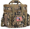 Maelstrom Tactical Lunch Box, 23 L Insulated Lunch Bag for Men, Expandable Double Deck Lunch Cooler Bag,Large Leakproof Soft Lunch Tote with Detachable MOLLE Bags, for Adult Women Work,Picnic