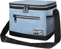 Tirrinia Insulated Lunch Box for Men/Women, Leakproof Lunch Bag for School Work, Large Lunch Tote Kids Boys Girls Student Back to School, Soft Cooler Office Picnic Beach Camping for Adults,Light Blue
